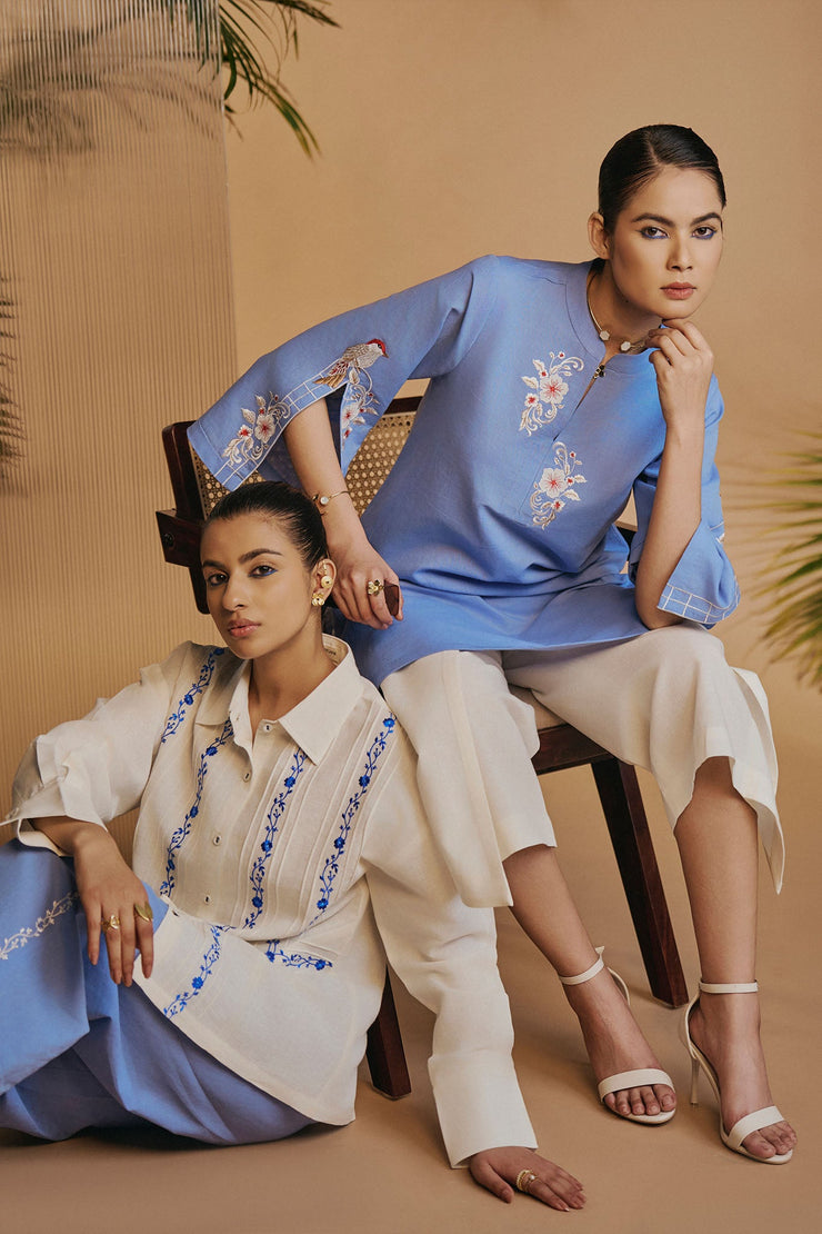 Blue Bird Escape Tunic