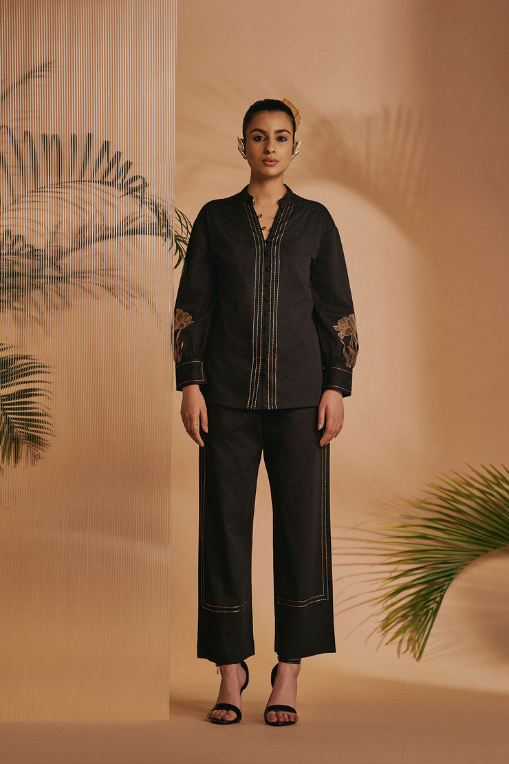 Black Lilly Co-ord Set