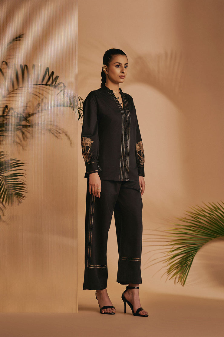 Black Lilly Co-ord Set