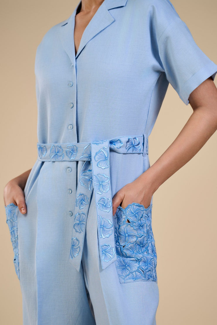 Ice Blue Jumpsuit