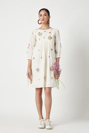 Monet Embroidered Dress