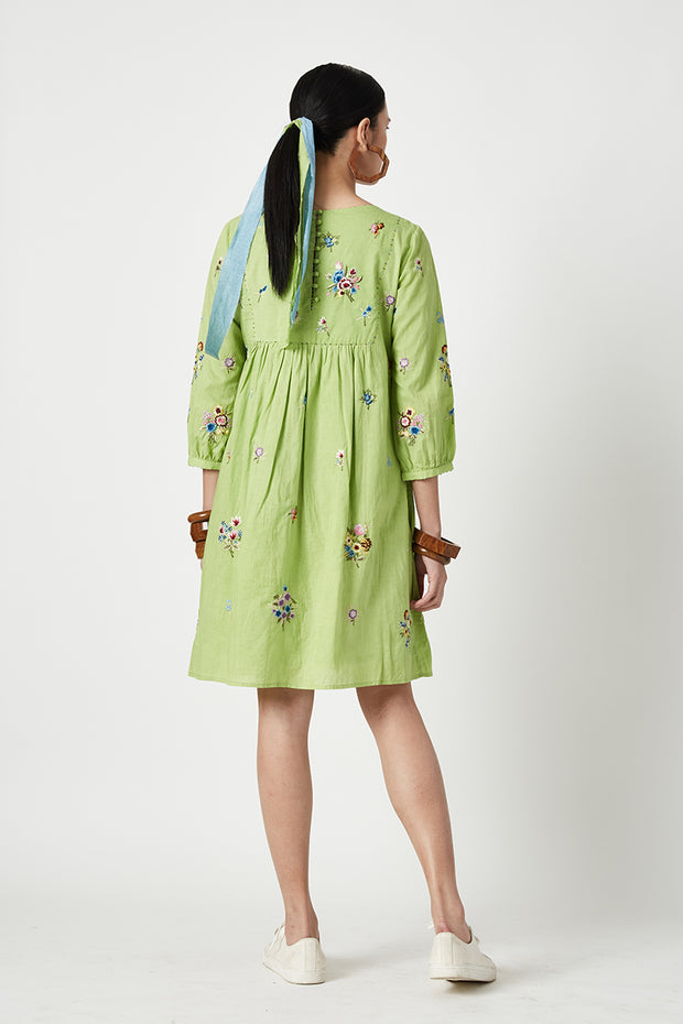 Claude Embroidered Dress
