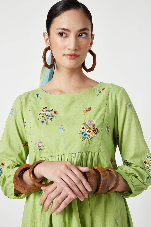 Claude Embroidered Dress