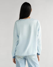 Pacific Blue Boxy Fit Top
