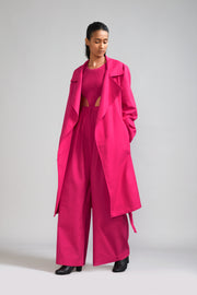 Pink Trench Jacket