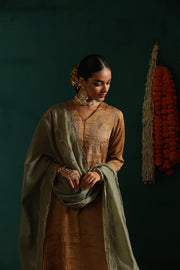 Aashna Suit Set- Brown