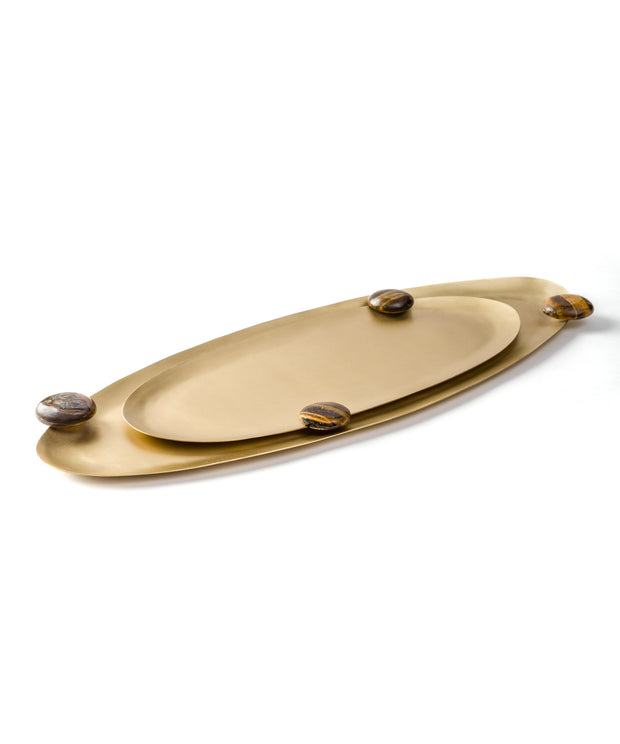 Brass Platter, Dazzle - Orbit, Small