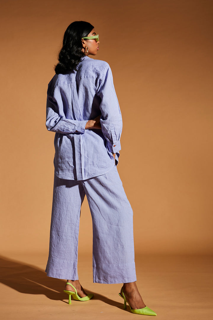 Jacaranda Linen Pyjama Pants