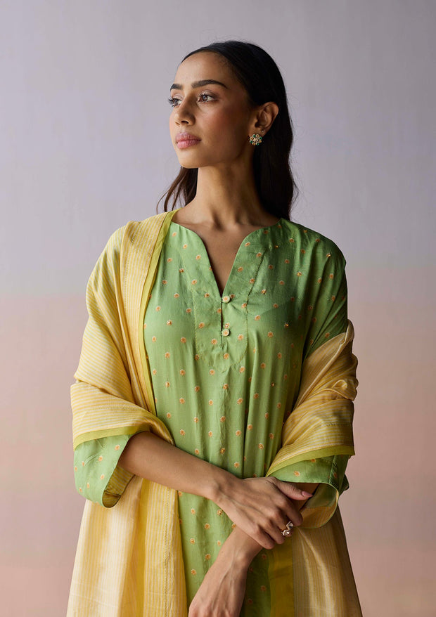 Soft Radiance Yellow Dupatta