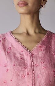 StarBloom Coral Pink Blouse