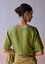 LightWoven Green Blouse