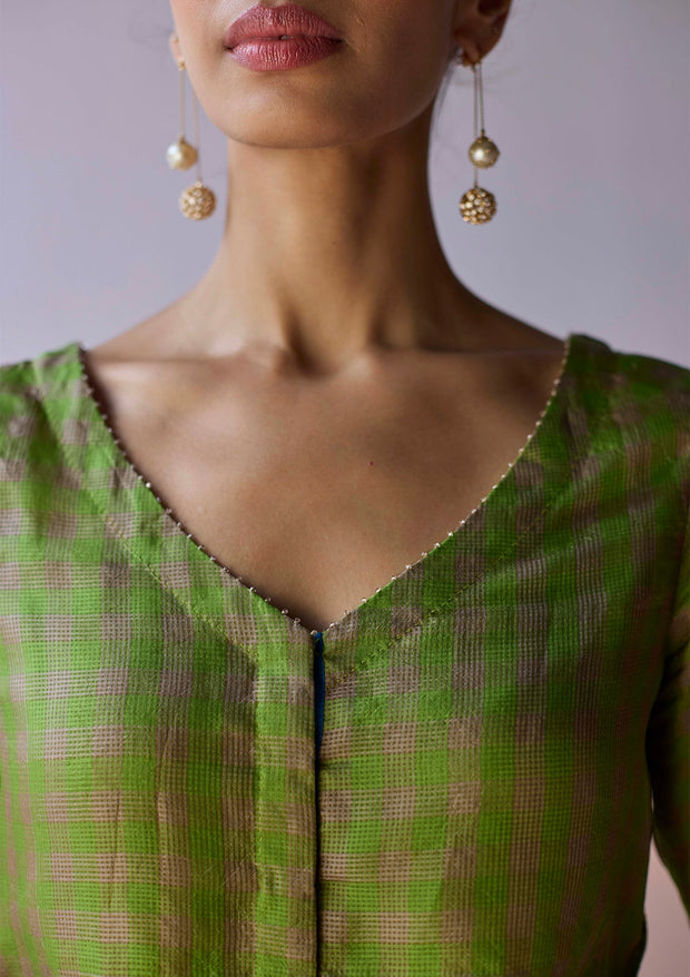 LightWoven Green Blouse