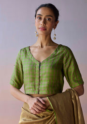 LightWoven Green Blouse