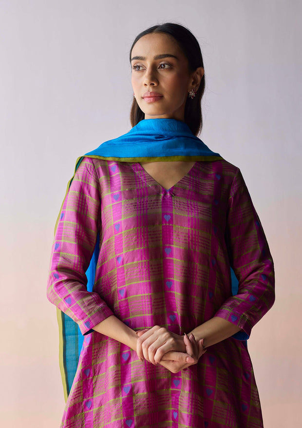 Lightfall Blue Dupatta