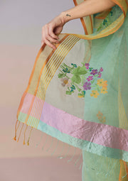 "Earthsong Jamdani Saree "