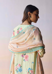 SoulFlower Green Dupatta