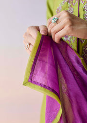Lightfall Purple Dupatta