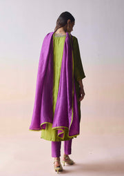 Lightfall Purple Dupatta