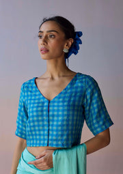 LightWoven Blue Blouse