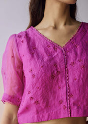 StarBloom Bright Pink Blouse