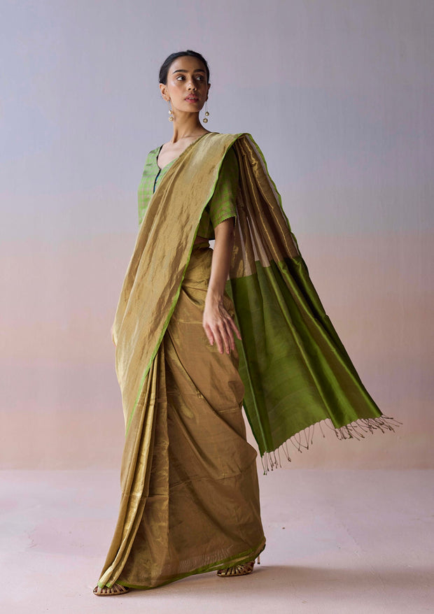 Eternal Glow Zari Saree