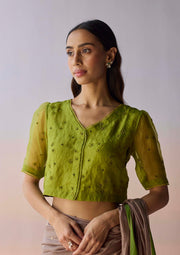StarBloom Leaf Green Blouse