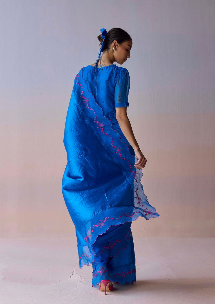 Moonglade Embroidered Saree