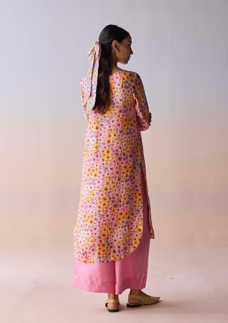 Wildflower Dawn Pink Kurta Set