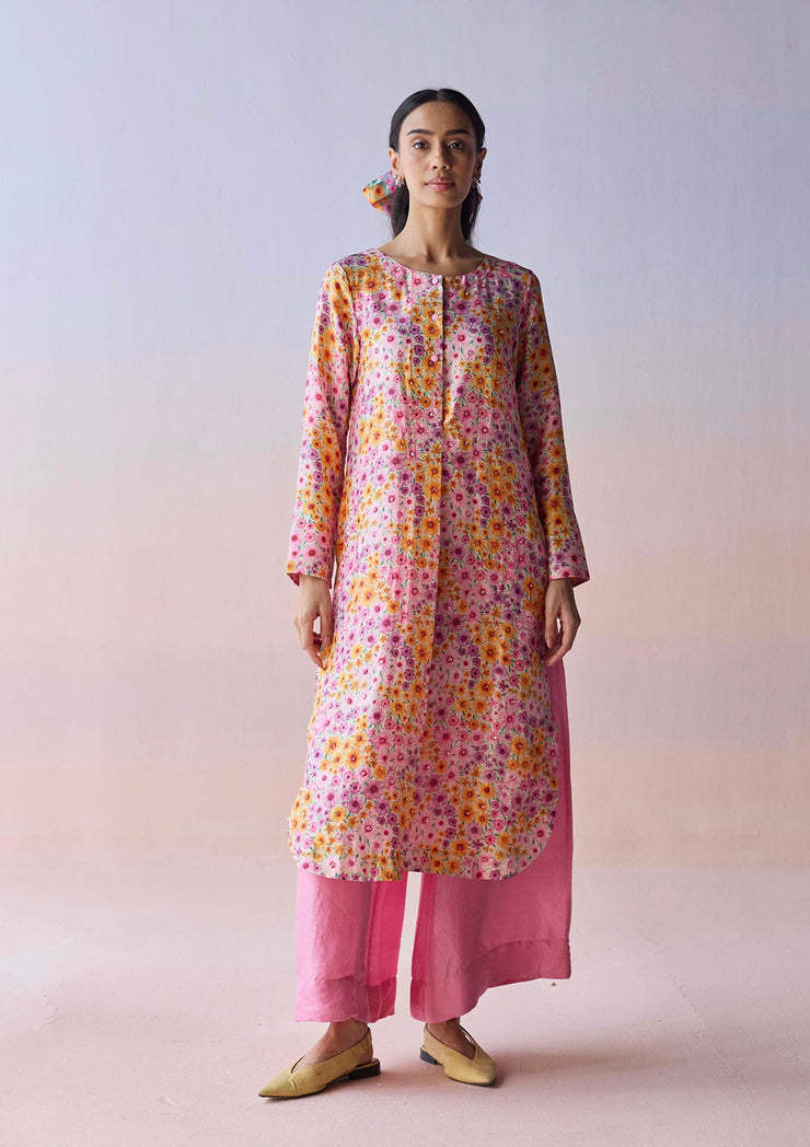 Wildflower Dawn Pink Kurta Set