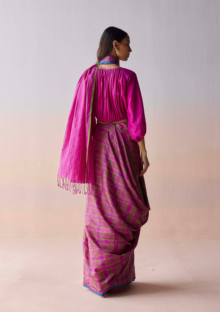 Heartglow Jamdani Saree