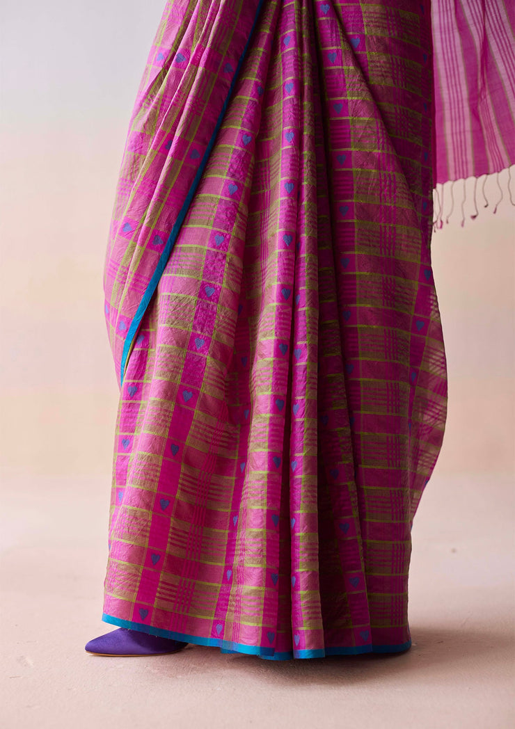 Heartglow Jamdani Saree