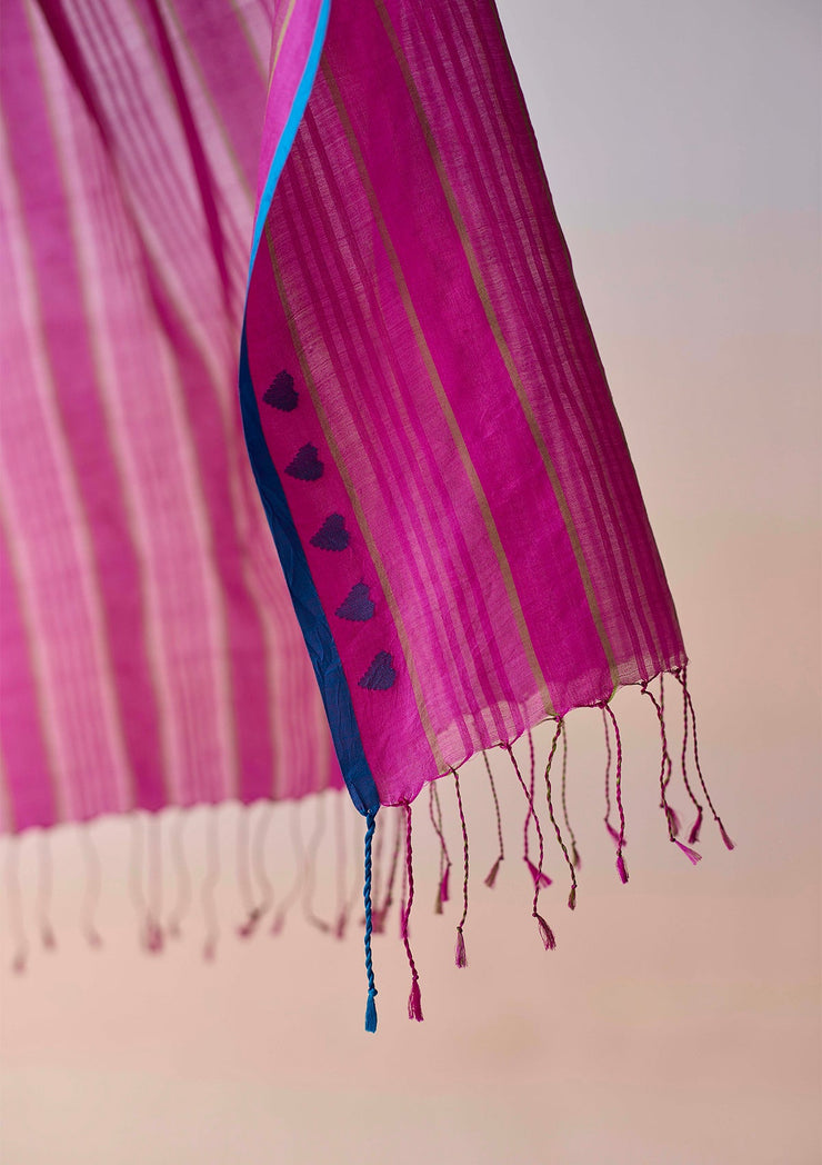 Heartglow Jamdani Saree