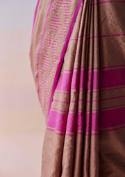 Blush Horizon Jamdani Saree