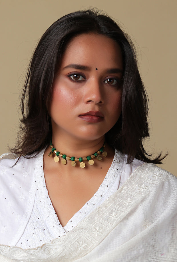 Sareen green necklace