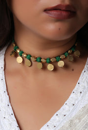 Sareen green necklace