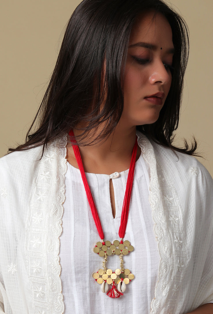 Karpasa red necklaces