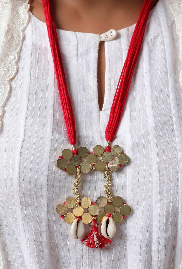 Karpasa red necklaces