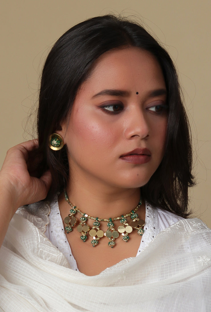 Sohna Green Necklace