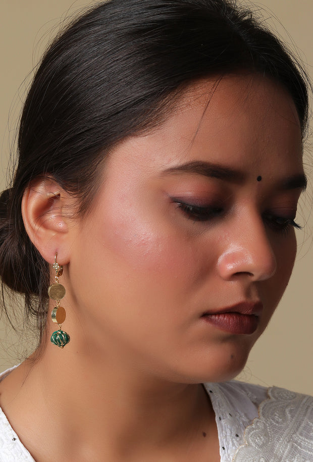 Rasa green earrings