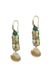 Kumud green earrings