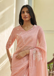 Tulip Applique Saree