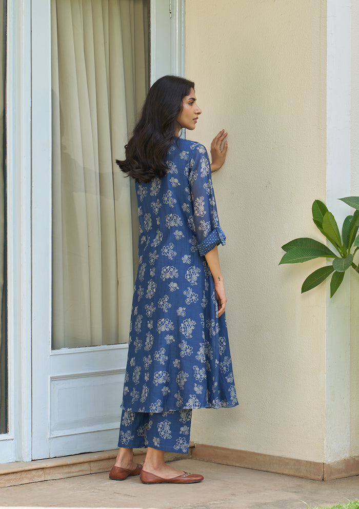 Ocean Blue Floral Co-ord Set