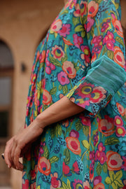 Teal Bloom Co-ord Set