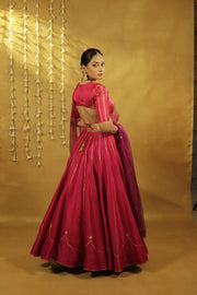 Pink Jaipuri Lehenga Set