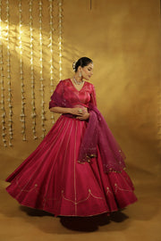 Pink Jaipuri Lehenga