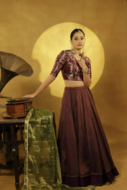 Purple Sitara Lehanga Set