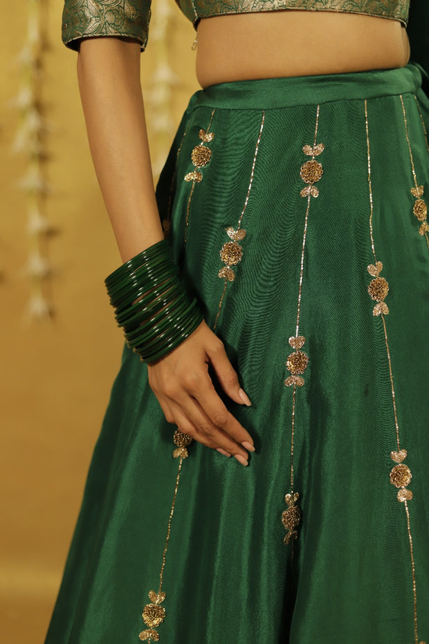 Green Baag Lehenga