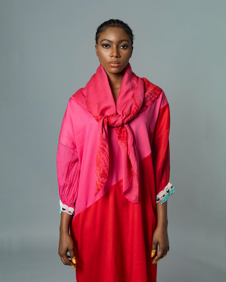 Zola Red Pink Stole