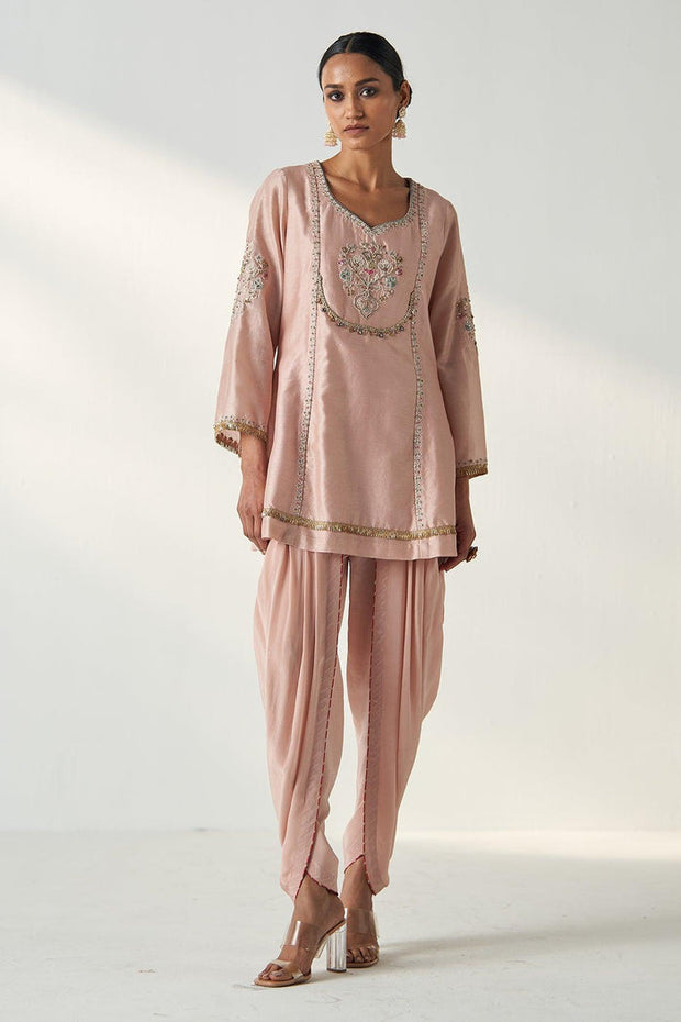 PIHU BLUSH PINK TULIP PANT SET