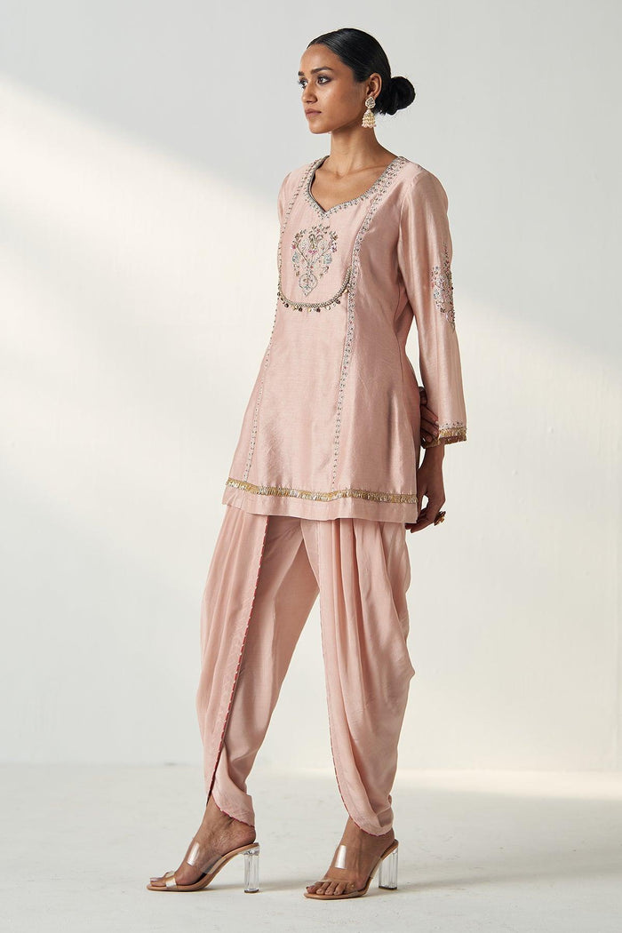 PIHU BLUSH PINK TULIP PANT SET